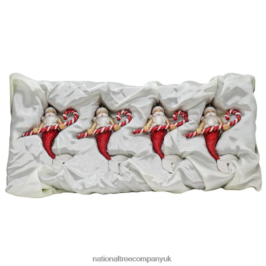 decoration | National Tree Company 4 Piece HGTV Home Collection Santa Merman Ornaments F2L4F521